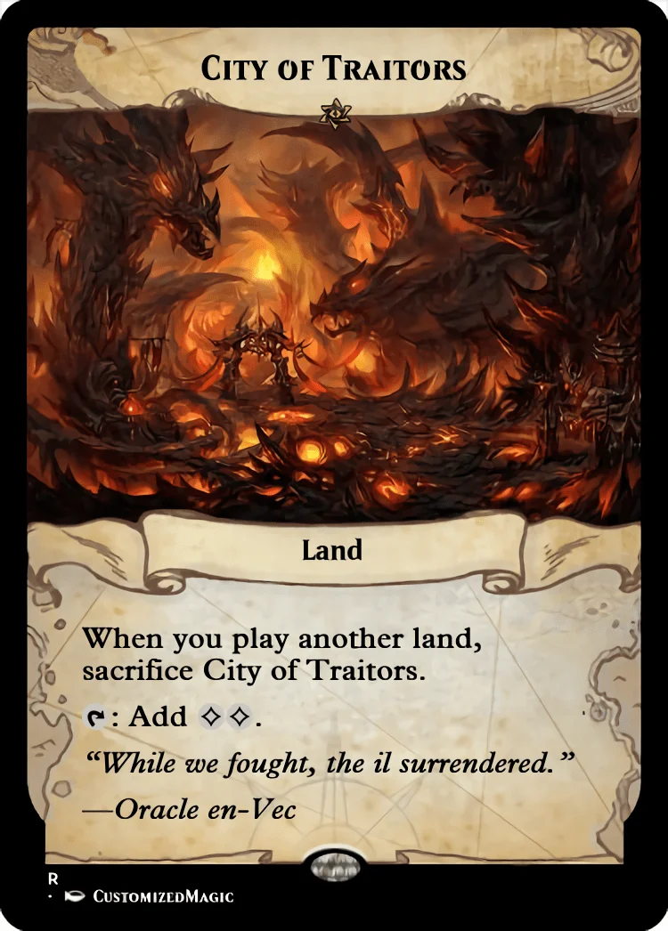 City of Traitors | Pic 5 18 | Magic the Gathering / MTG Proxy Cards | Shock Lands
