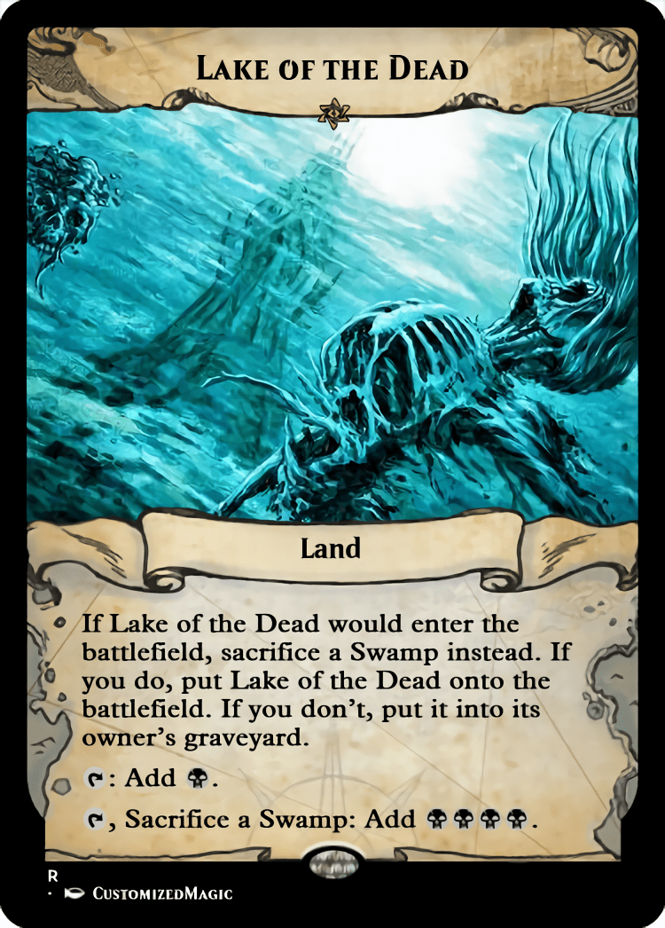 ネット売り MTG lake of the dead - トレーディングカード