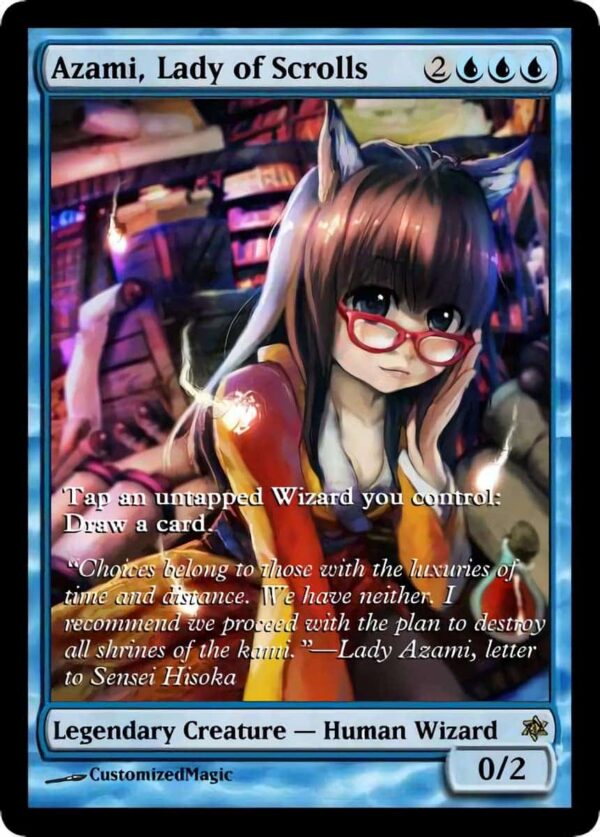 Azami, Lady of Scrolls | Pic 5 | Magic the Gathering Proxy Cards