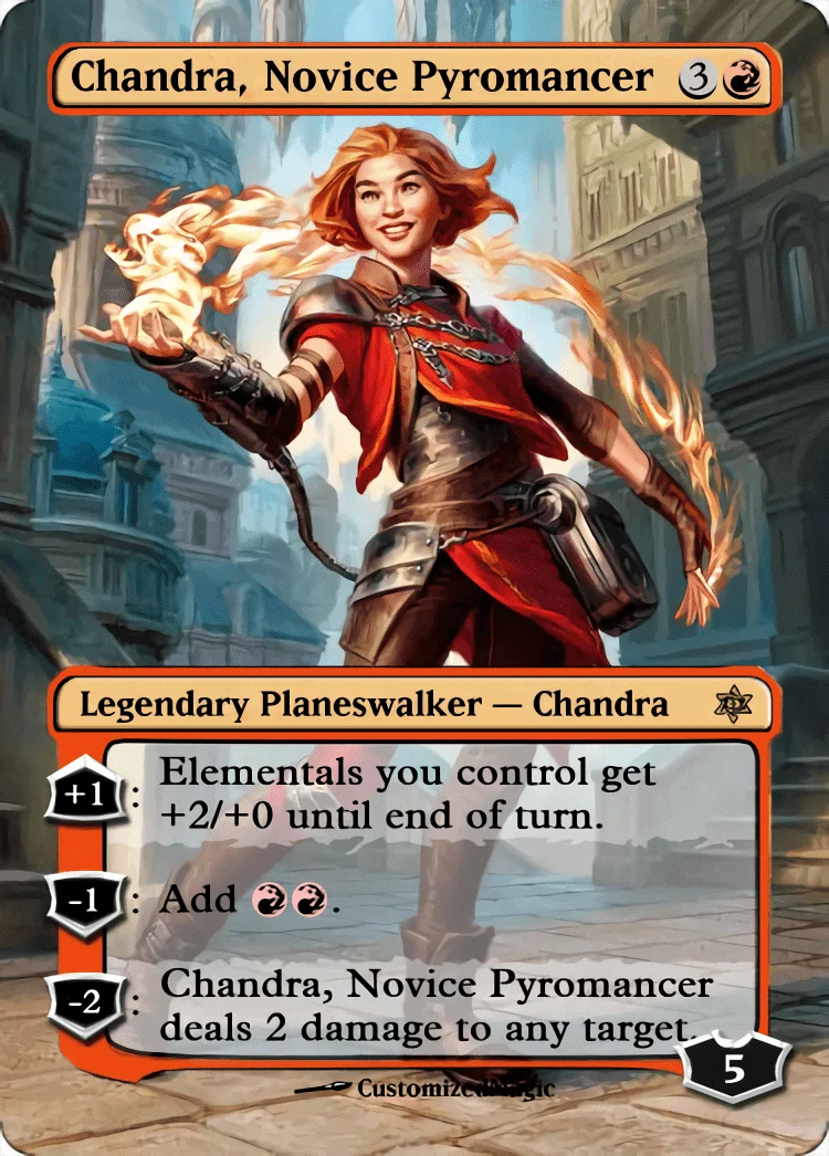 Chandra from Core Set 2020 | Pic 6 12 | Magic the Gathering / MTG Proxy Cards | The Theorist Chandra from Core Set 2020 | Pic 6 12 | Magic the Gathering / MTG Proxy Cards | The Theorist