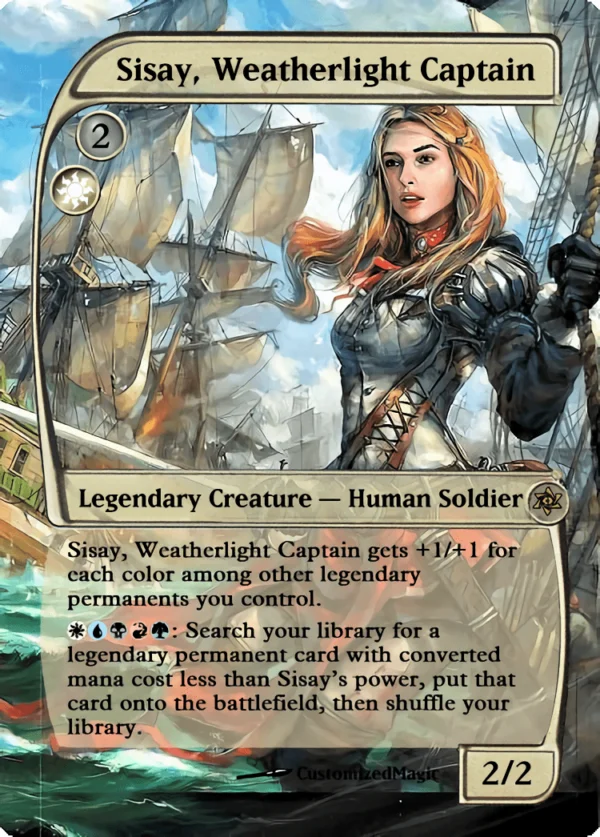 Sisay, Weatherlight Captain | Magic The Gathering Proxy Cards