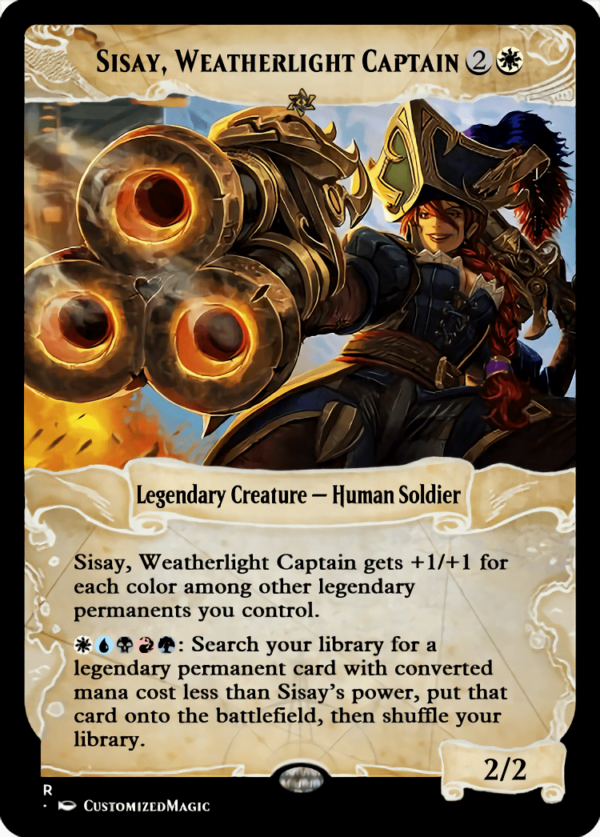 Sisay, Weatherlight Captain | Pic 8 1 | Magic the Gathering Proxy Cards