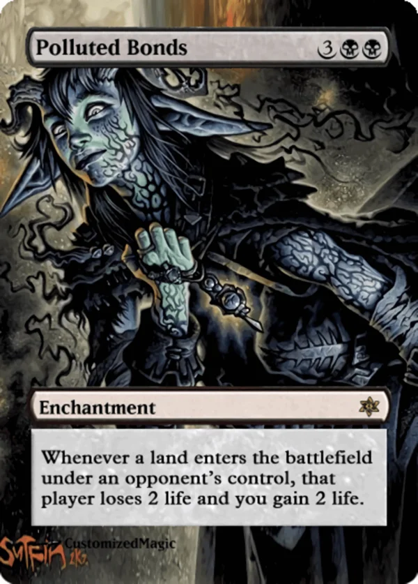 Polluted Bonds | Polluted Bonds.11 | Magic the Gathering / MTG Proxy Cards | Pitiless Plunderer