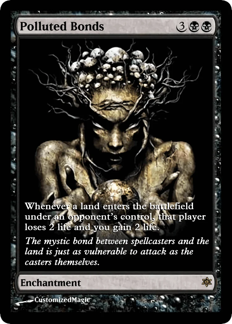 Polluted Bonds | Magic The Gathering Proxy Cards