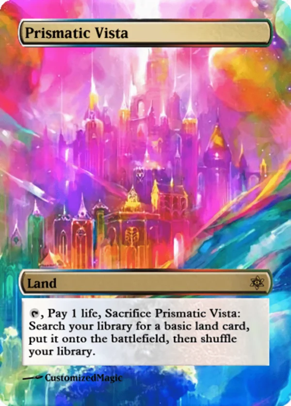 Prismatic Vista | Prismatic Vista.11 | Magic the Gathering / MTG Proxy Cards | Pitiless Plunderer