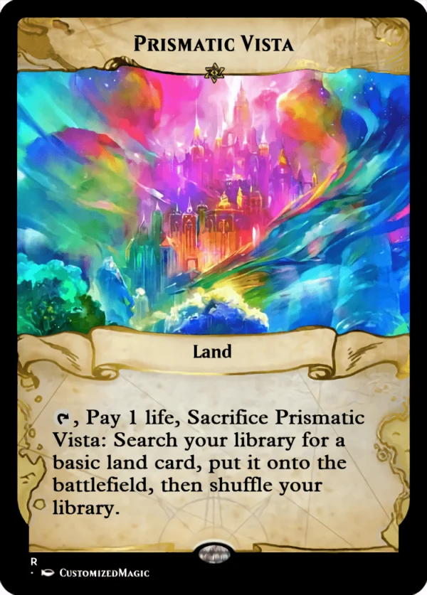 Prismatic Vista | Prismatic Vista.3 | Magic the Gathering / MTG Proxy Cards | Pitiless Plunderer