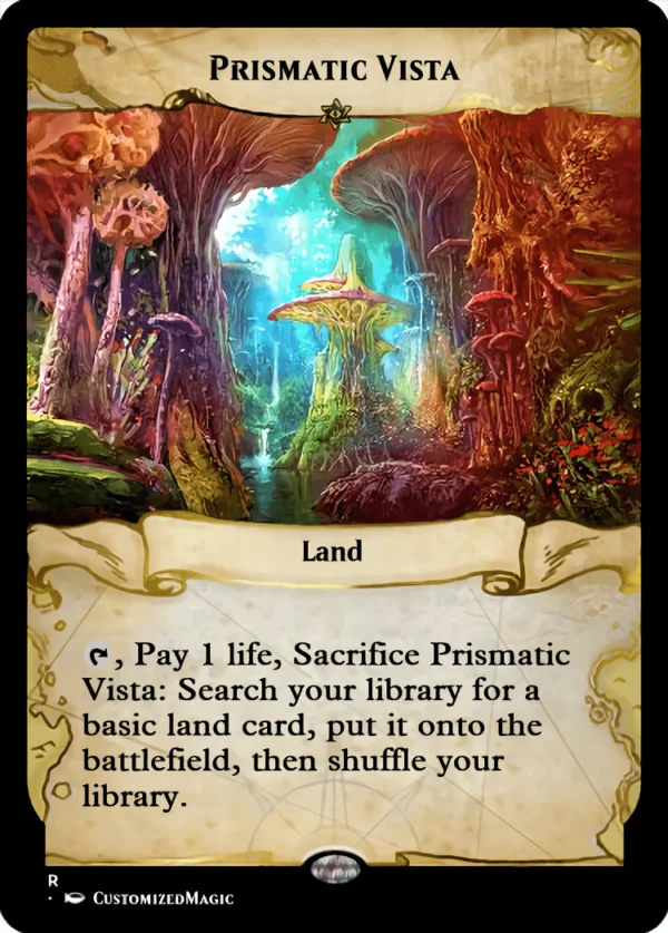 Prismatic Vista | Prismatic Vista.4 | Magic the Gathering / MTG Proxy Cards | Pitiless Plunderer