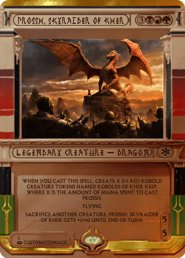 Prossh Skyraider of Kher.3 - Magic the Gathering Proxy Cards