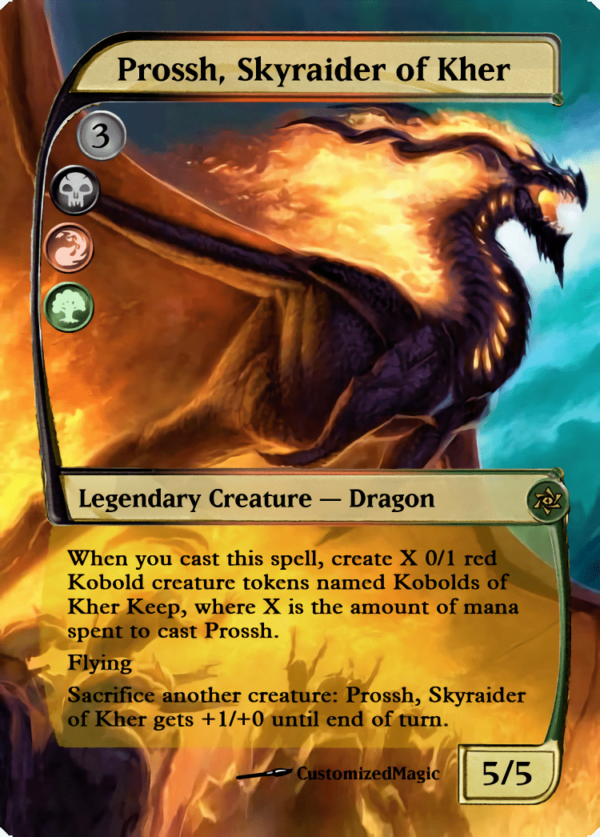 Prossh Skyraider of Kher.5 - Magic the Gathering Proxy Cards