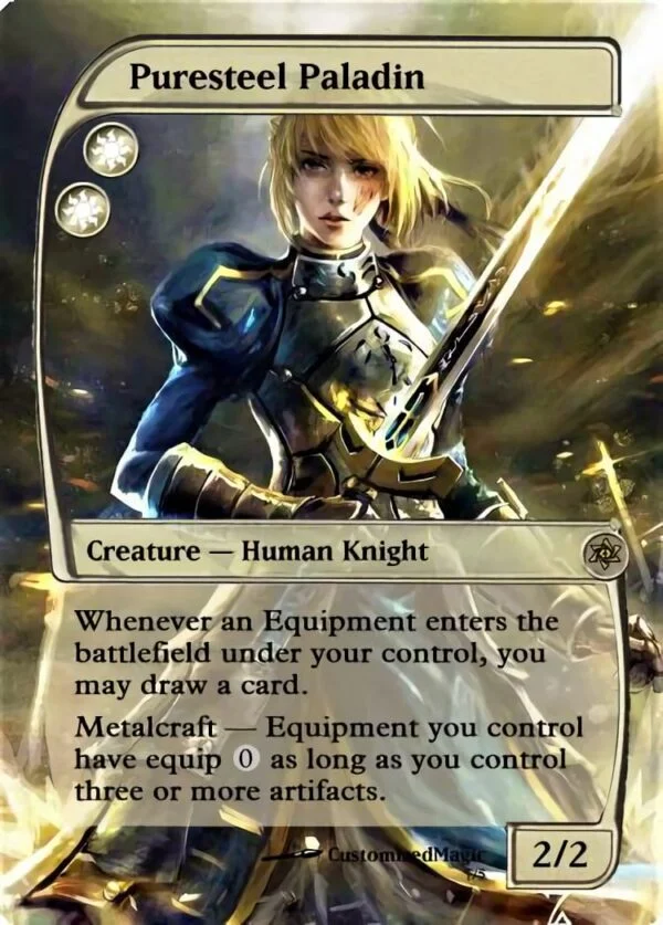 Puresteel Paladin | Puresteel Paladin | Magic the Gathering / MTG Proxy Cards | Pitiless Plunderer