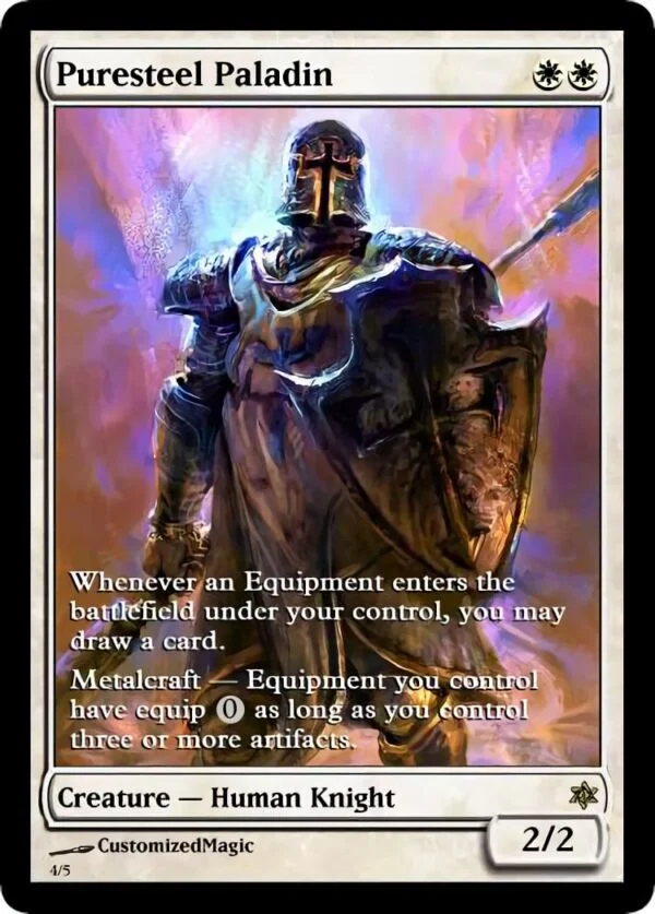 Puresteel Paladin | Puresteel Paladin.3 | Magic the Gathering / MTG Proxy Cards | Pitiless Plunderer