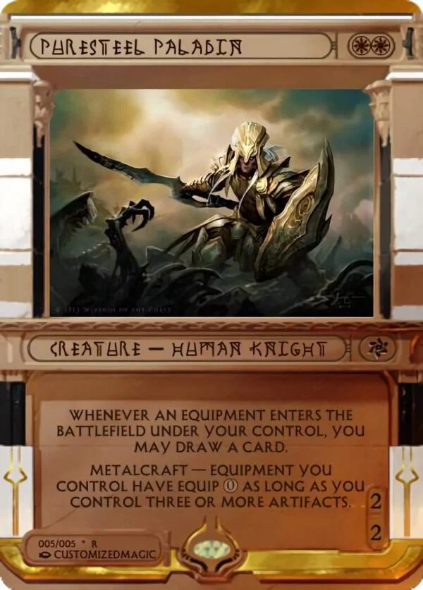 Puresteel Paladin | Puresteel Paladin.4 | Magic the Gathering / MTG Proxy Cards | Pitiless Plunderer