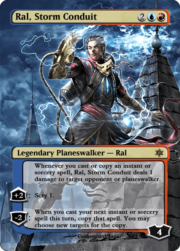 War of the Sparks Planeswalker Japanese Art - Part 2 | Ral Storm Conduit | Magic the Gathering / MTG Proxy Cards | Teferi