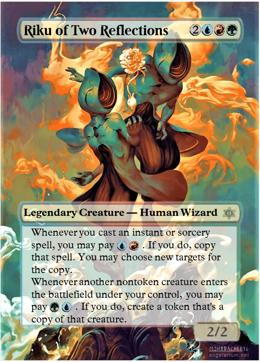 Riku Of Two Reflection | Magic The Gathering Proxy Cards