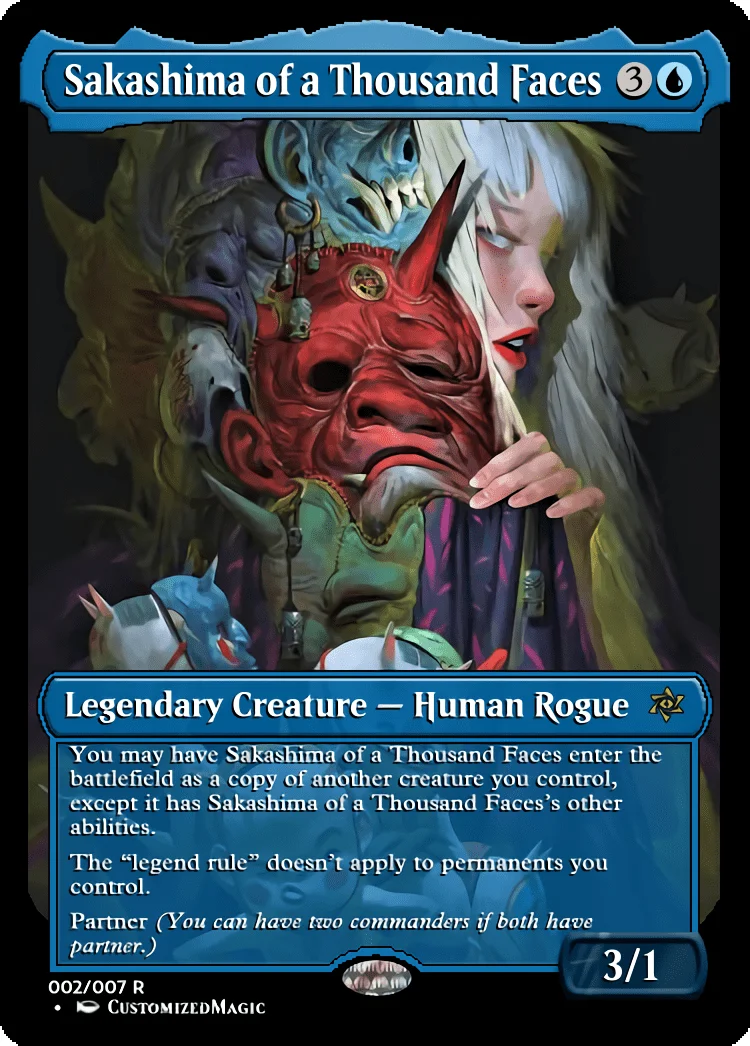 Sakashima of a Thousand Faces | Sakashima of a Thousand Faces.1 | Magic the Gathering / MTG Proxy Cards | Sakashima of a Thousand Faces Sakashima of a Thousand Faces - Image 2