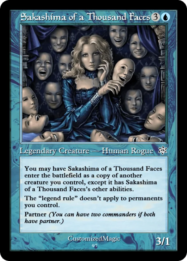 Sakashima of a Thousand Faces | Sakashima of a Thousand Faces.4 | Magic the Gathering / MTG Proxy Cards |