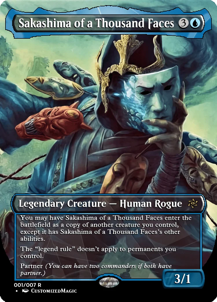 Sakashima of a Thousand Faces | Sakashima of a Thousand Faces | Magic the Gathering / MTG Proxy Cards | Sakashima of a Thousand Faces Sakashima of a Thousand Faces