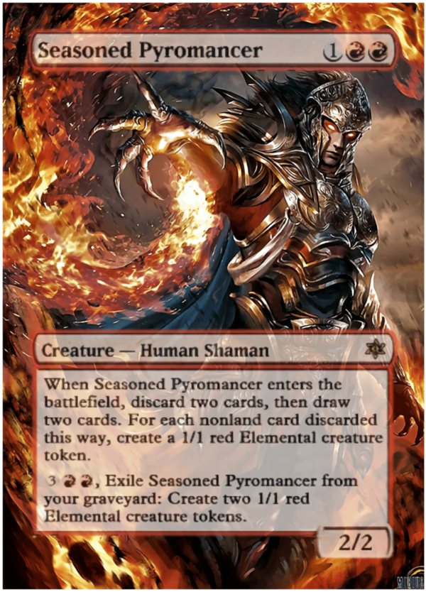 Seasoned Pyromancer | Seasoned Pyromancer 2 | Magic the Gathering Proxy Cards