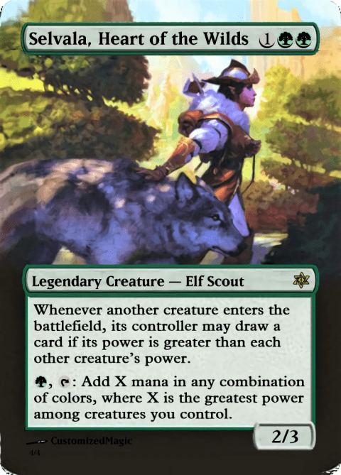 selvala heart of the wilds edh