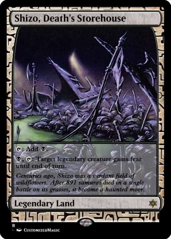 Kamigawa Legendary Land (Full-Art) | Shizo Deaths Storehouse 22 | Magic the Gathering Proxy Cards