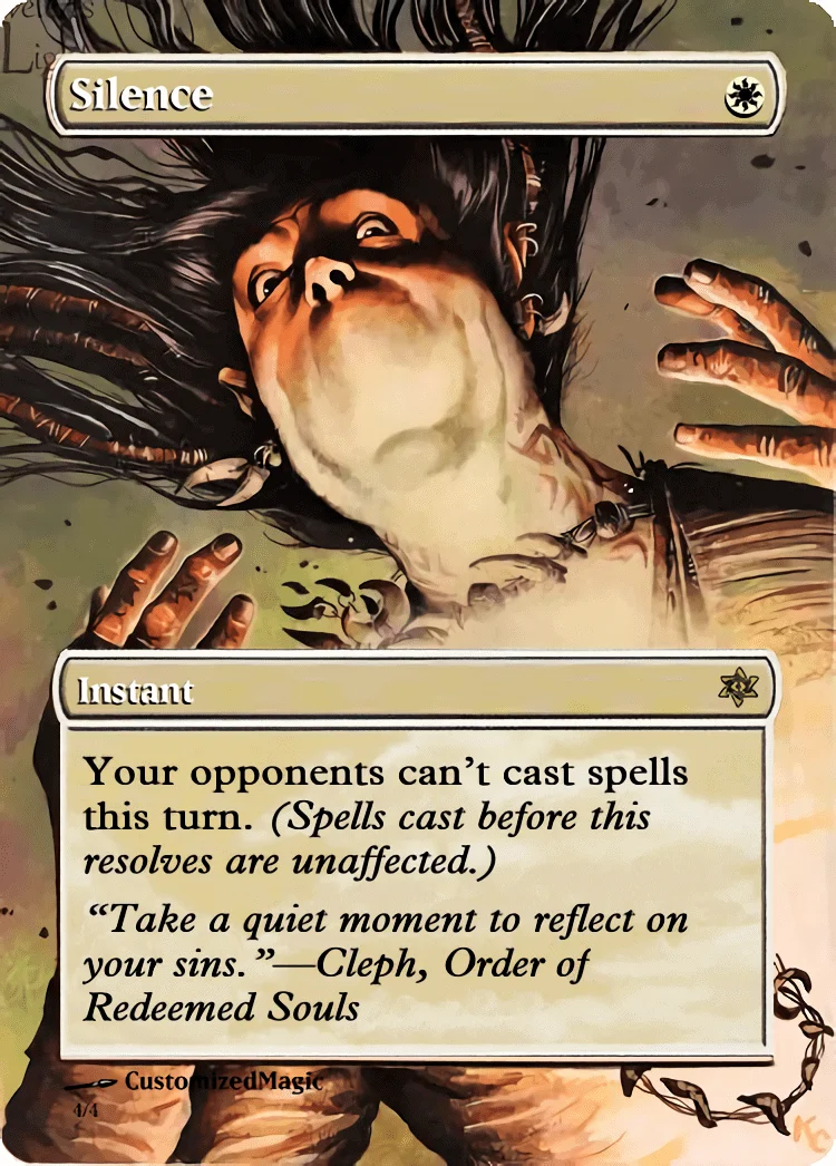 silence mtg card Silence