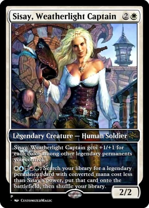 Sisay, Weatherlight Captain | Magic The Gathering Proxy Cards