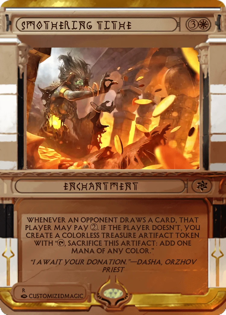 Smothering Tithe | Smothering Tithe.4 | Magic the Gathering / MTG Proxy Cards | Magic the Gathering Proxy Cards