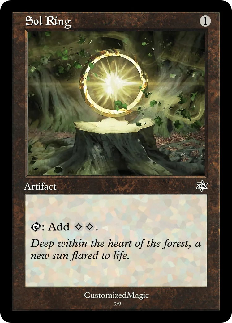 Commander Collection - Green | Sol Ring | Magic the Gathering / MTG Proxy Cards | Academy Rector