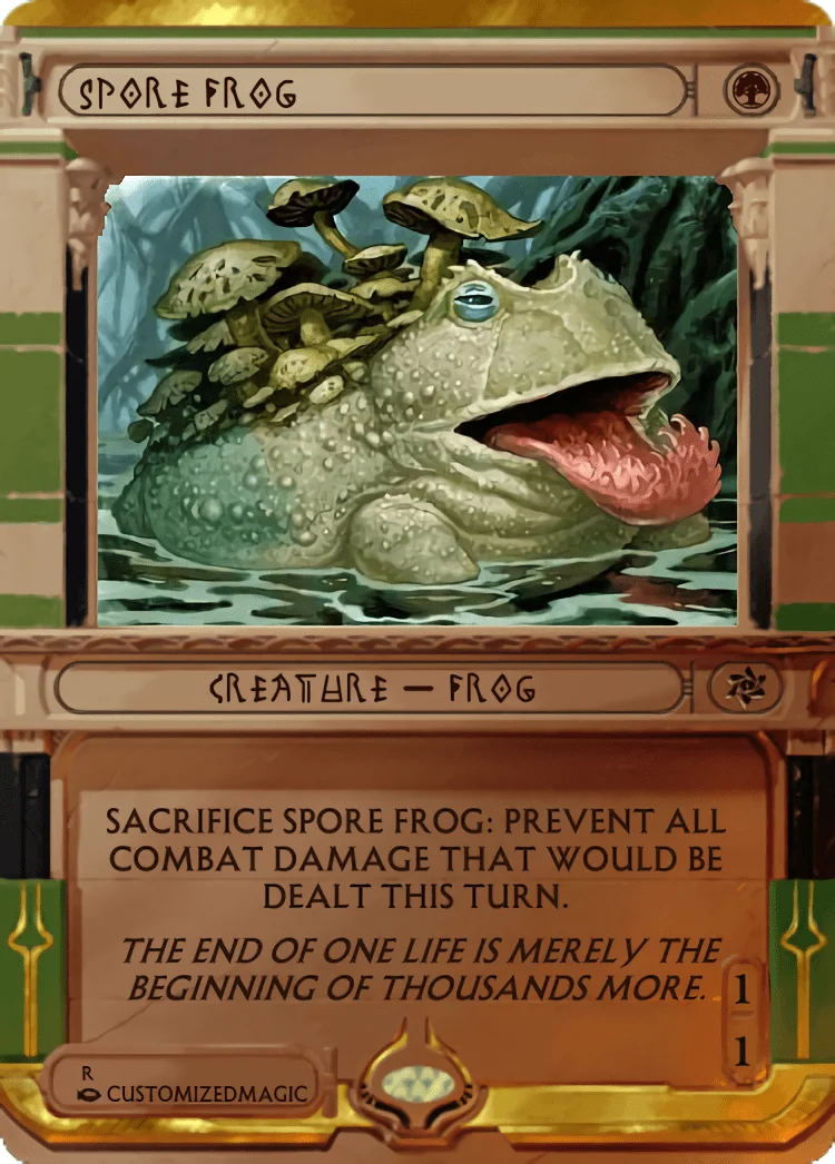 Spore Frog | Magic The Gathering Proxy Cards
