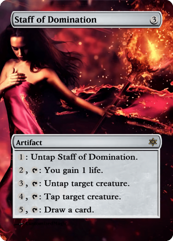 Staff of Domination.5 - Magic the Gathering Proxy Cards
