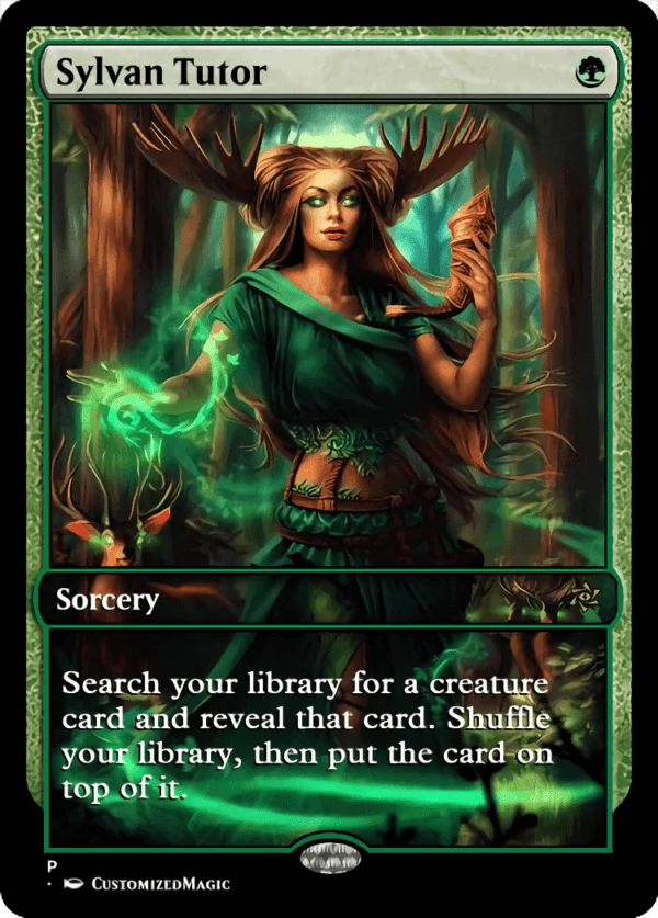 Sylvan Tutor | Sylvan Tutor.2 | Magic the Gathering / MTG Proxy Cards | Eureka