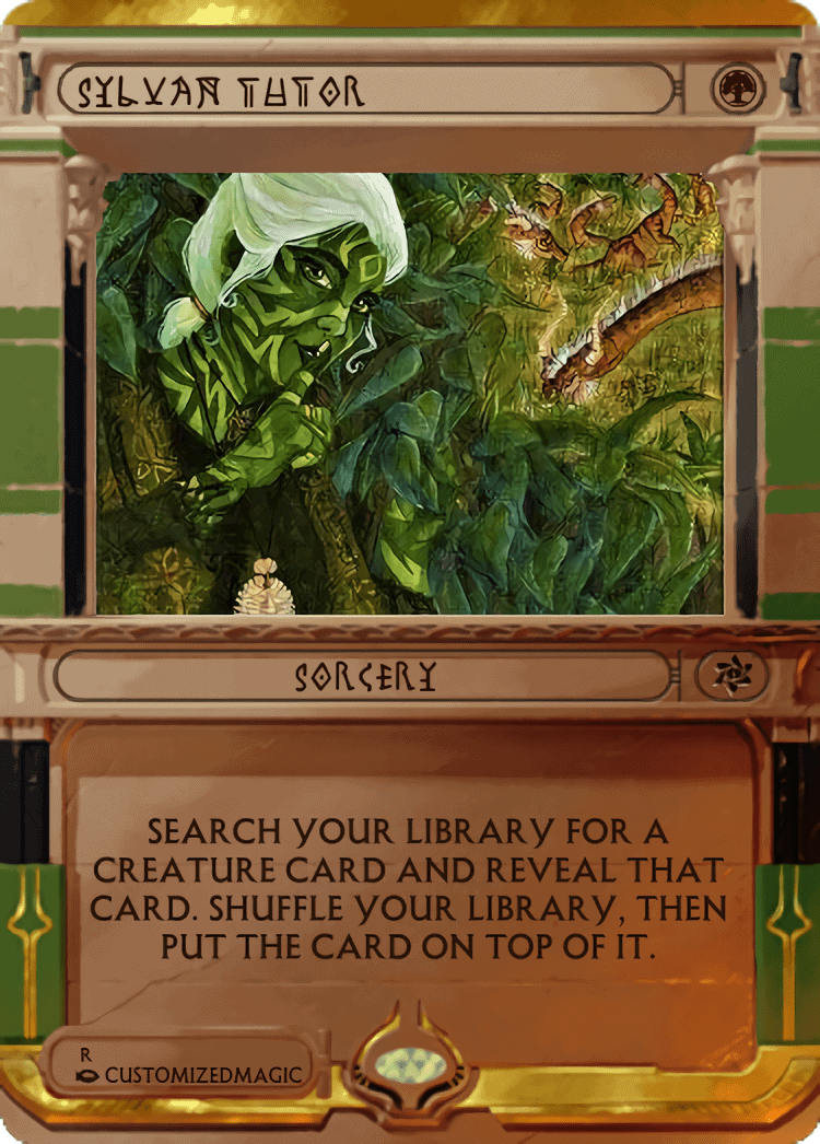 Sylvan Tutor | Magic The Gathering Proxy Cards