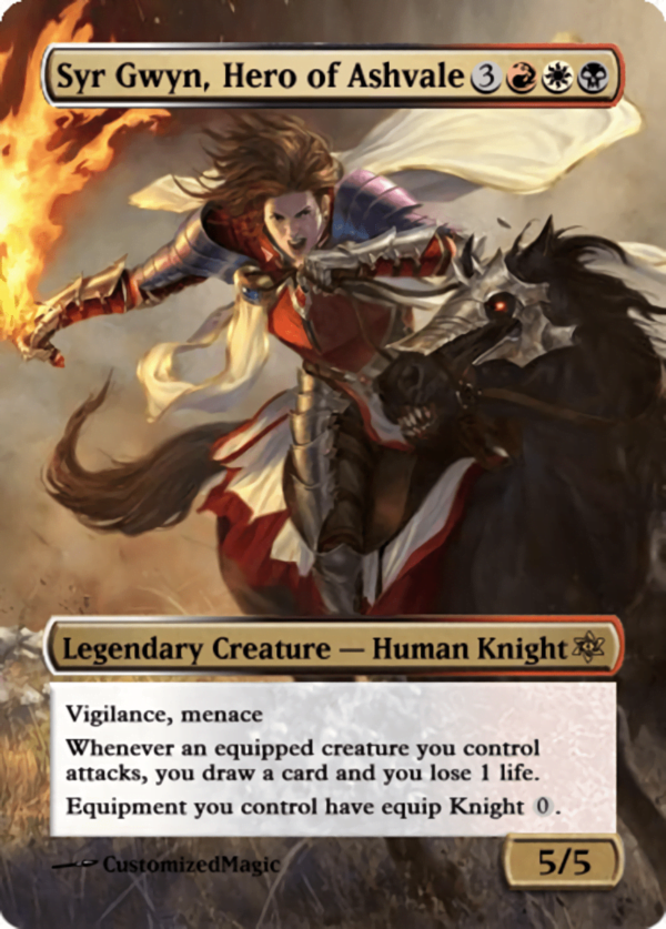 Syr Gwyn, Hero of Ashvale | Syr Gwyn Hero of | Magic the Gathering Proxy Cards