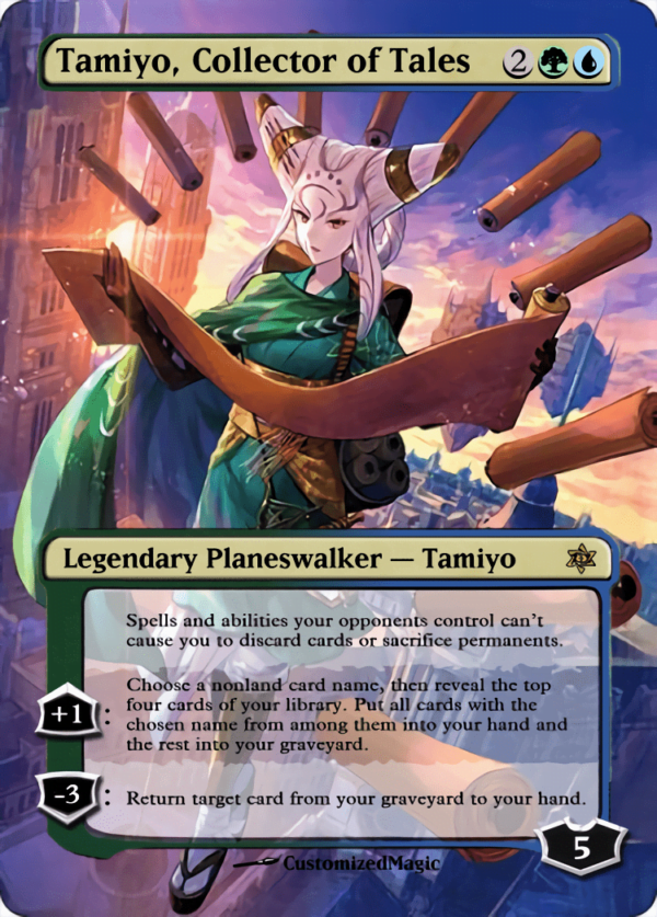 War of the Sparks Planeswalker Japanese Art - Part 2 | Tamiyo Collector of Tales | Magic the Gathering Proxy Cards