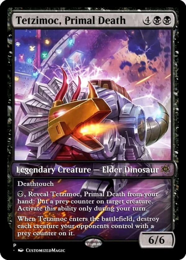 Elder Dinosaur | Tetzimoc Primal Death | Magic the Gathering / MTG Proxy Cards |