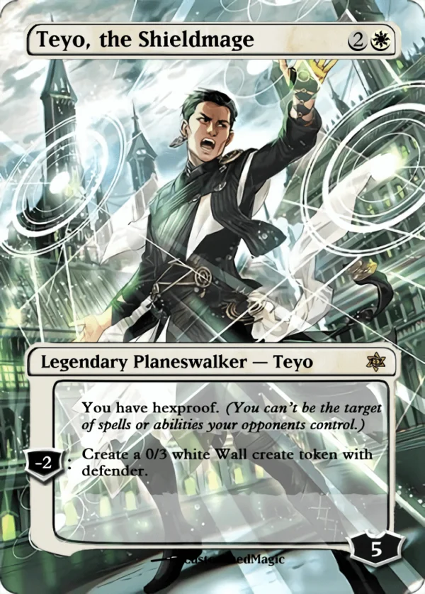 War of the Sparks Planeswalker Japanese Art - Part 2 | Teyo the Shieldmage | Magic the Gathering / MTG Proxy Cards | Teferi