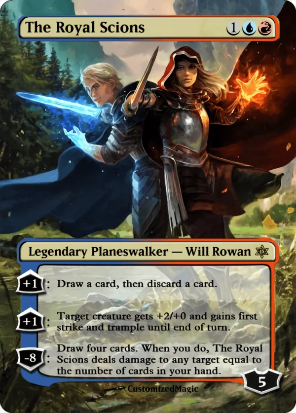 Throne of Eldraine Planeswalkers | The Royal Scions | Magic the Gathering / MTG Proxy Cards |