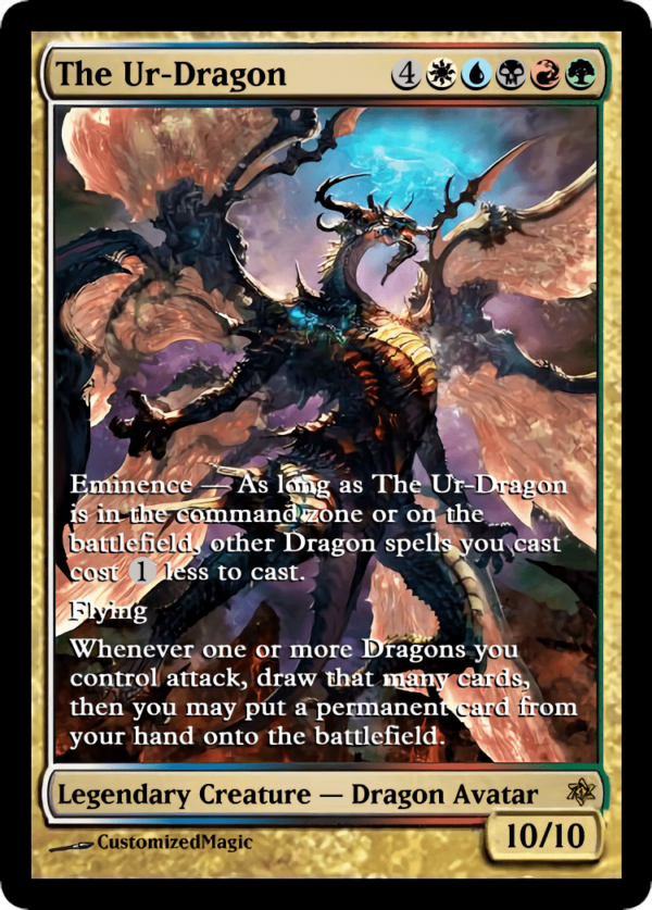 The Ur-Dragon | The Ur Dragon | Magic the Gathering Proxy Cards