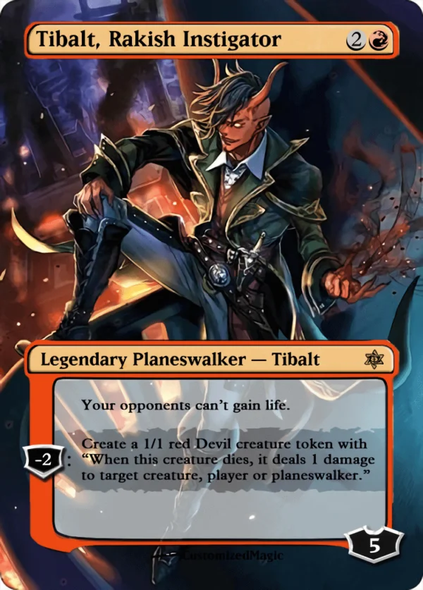 War of the Sparks Planeswalker Japanese Art - Part 2 | Tibalt Rakish Instigator | Magic the Gathering / MTG Proxy Cards | Teferi