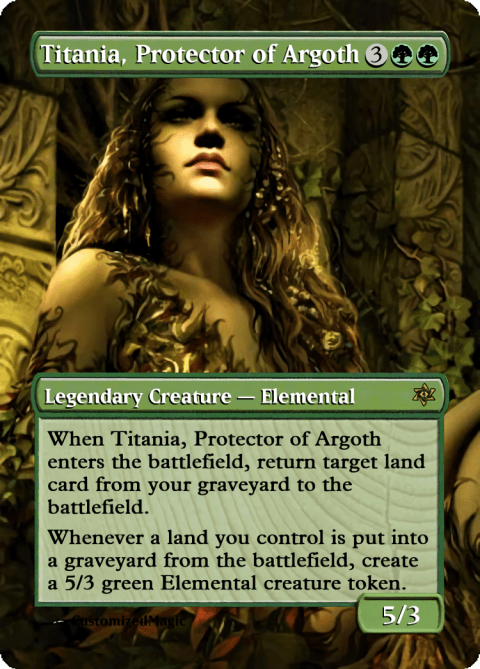 Magic The Gathering – Titania, Protector Of Argoth – Carta Singola Commander 2014 Edition (C14), Rarità M
