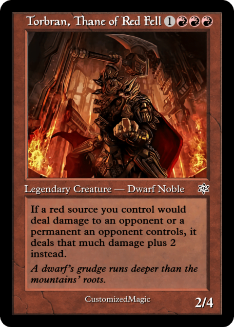 Torbran, Barón De Colina Roja Throne Of Eldraine Promos | Magic
