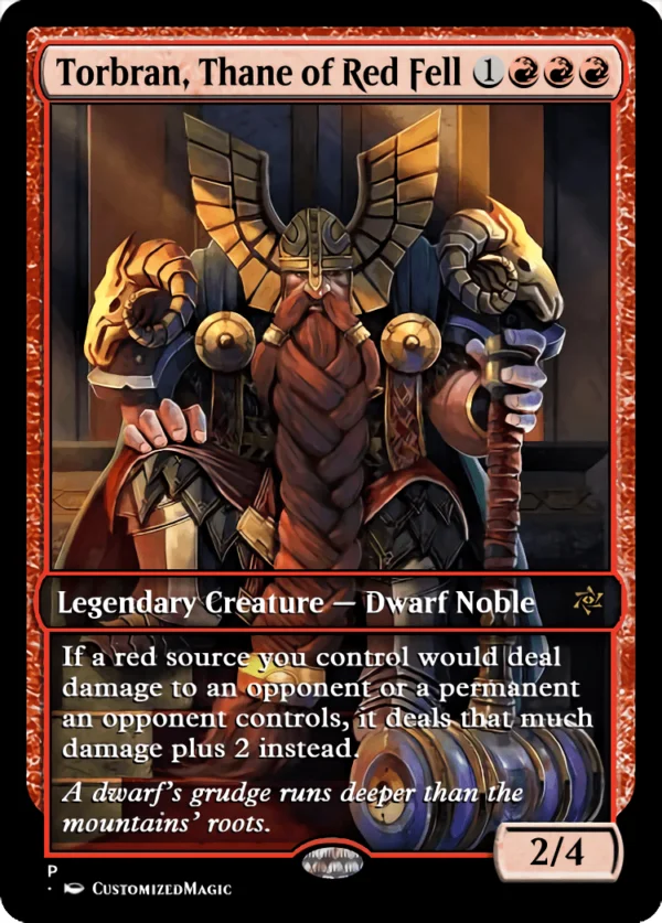 Torbran, Thane of Red Fell | Torbran Thane of Red Fell.6 | Magic the Gathering / MTG Proxy Cards |