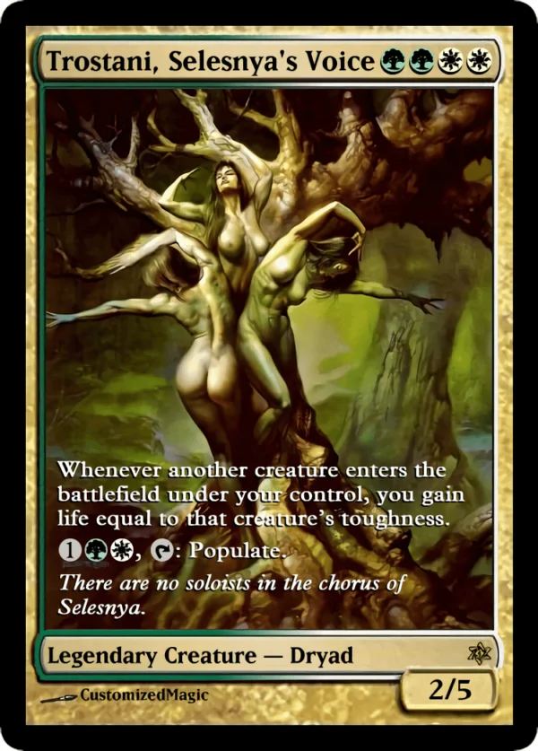 Trostani, Selesnyas Voice | Trostani Selesnyas Voice.4 | Magic the Gathering / MTG Proxy Cards | Trickbind