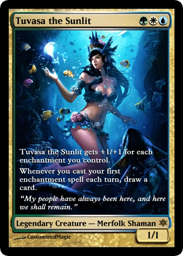 Tuvasa the Sunlit | Tuvasa the Sunlit.4 | Magic the Gathering / MTG Proxy Cards | Trickbind