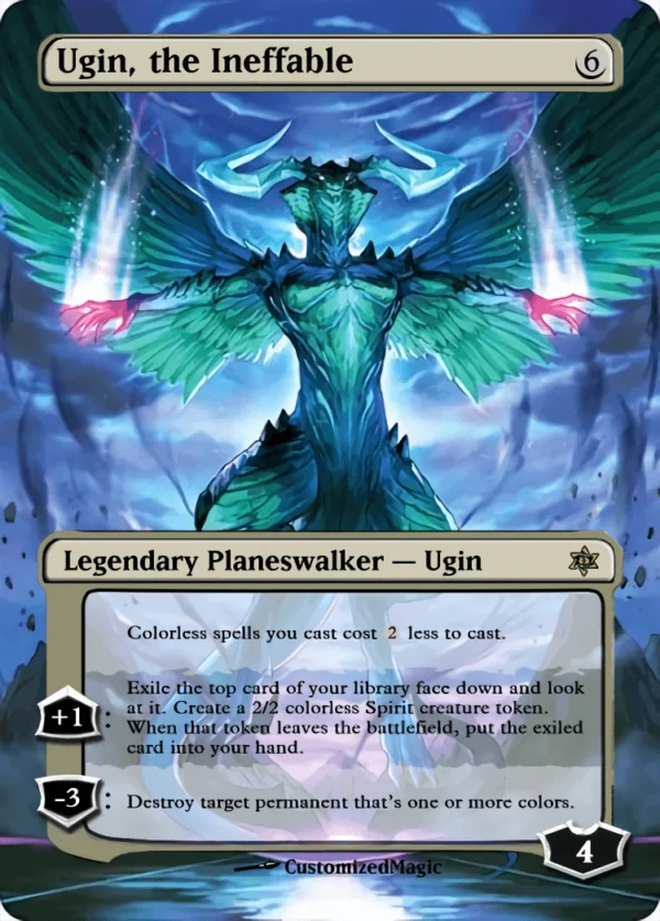 War of the Sparks Planeswalker Japanese Art - Part 2 | Ugin the Ineffable | Magic the Gathering / MTG Proxy Cards | Teferi