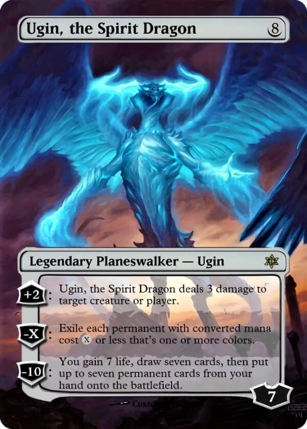 Ugin, the Spirit Dragon | Ugin the Spirit Dragon | Magic the Gathering / MTG Proxy Cards | Trickbind