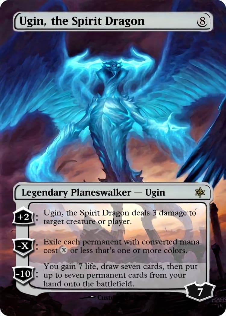 UGIN, THE SPIRIT DRAGON - HQ Proxy Holo Sticker