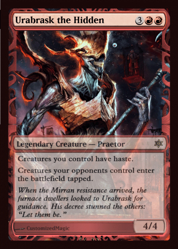 Praetors (Masterpiece) | Urabrask the | Magic the Gathering Proxy Cards