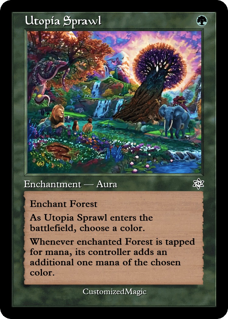 Utopia Sprawl Propagazione dellUtopia Dissension Magic: the Gathering
