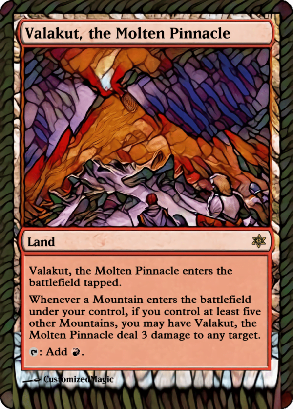 Valakut, the Molten Pinnacle | Valakut the Molten Pinnacle | Magic the Gathering Proxy Cards
